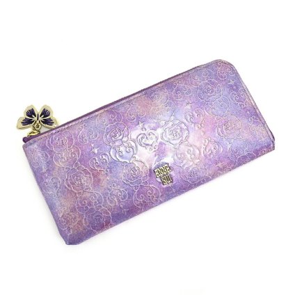 アナスイ 財布 長財布 L字ファスナー ラベンダー ANNA SUI 316911-92 レディース 婦人 ギフト 定番 彼氏 彼女 プレゼント