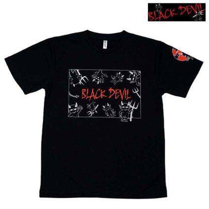 Tシャツ ブラックデビル 半袖 Mサイズ メンズ レディース 服 男女兼用 BLACK DEVIL ロゴ プリント 悪魔 キャラクター かっこいい たばこ ブランド タバコ 銘柄 おしゃれ 黒 ギフト プレゼント
