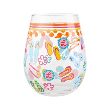Lolita ワイングラス FLIP FLOPS 13cm フリップフロップ ビーチサンダル | かわいい おしゃれ ポップ モダン デザイン食器 アート ロリータ･ヤンシー 正規輸入品