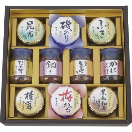 【直送】磯じまん ご飯のお供瓶詰セット [26-0459-071] MT-50 昆布 磯のり 鯛みそ なめ茸 瓶詰め 詰め合わせ セット ご飯のお供 惣菜 おかず 高級デザイン 贈り物 内祝い お返し お中元 お歳暮 ギフト