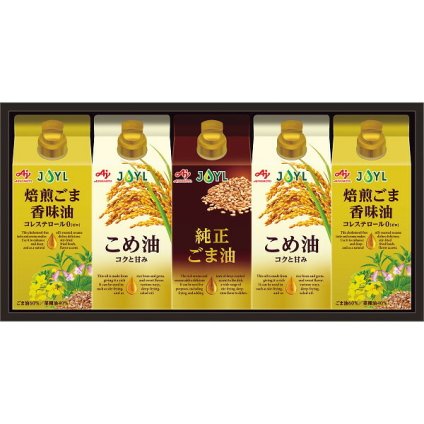 【直送】味の素 オイルセレクションギフト [26-2883-024] KSA-50Z こめ油 純正ごま油 焙煎ごま香味油 食用油 調味料 紙パック 詰め合わせ お中元 お歳暮 内祝い 出産内祝い 結婚内祝い 快気祝い お返し お礼 粗供養 香典返し ギフト