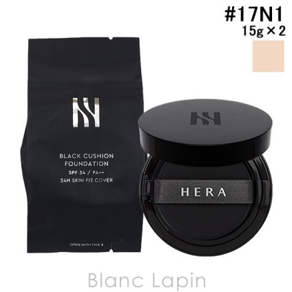 ヘラ HERA ブラック クッション ファンデーション #17N1 IVORY クッションファンデーション 15g x2(本体 + レフィル1個)