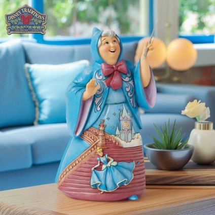 フェアリー ゴッドマザー 16cm シンデレラ | ディズニー トラディションズ ジムショア グッズ フィギュア 人形 置物 彫刻 Jim Shore 正規輸入品