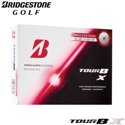 ブリヂストン ゴルフボール TOUR B X（ホワイト） RED EDITION 1ダース 12個入り 新品 ツアービーエックス 2026年発売 日本正規品 お誕生日祝い お祝い 記念品 お父さん 父の日 彼氏 男性 母の日 お母さん 彼女 女性30代 40代 50代 60代 還暦祝い 敬老の日 人気プレゼント プレゼント