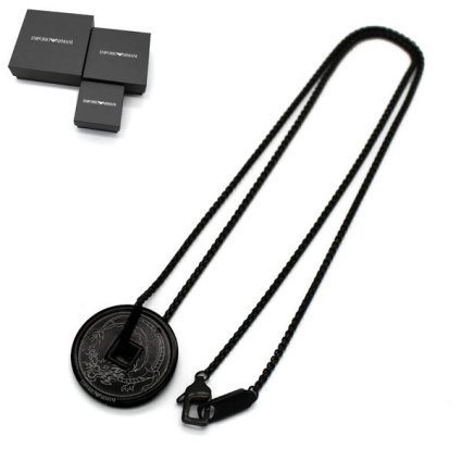 エンポリオアルマーニ EMPORIO ARMANI ネックレス EGS3045001 NECKLACE アクセサリー ブラック