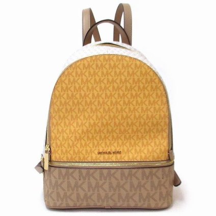 MICHAEL KORS マイケルコース アウトレット バックパック ミディアム RHEA ジップ リュックサック 35S5GRAB6V HONEY
