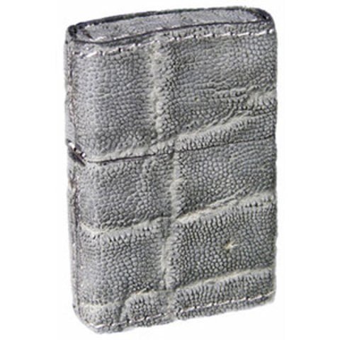 【名入れ】送料無料  zippo ジッポーライター アフリカ象革巻きジッポー エレファント ジッポー ライター Zippoケース刻印不可商品 誕生日 ギフト プレゼント[zZOU]