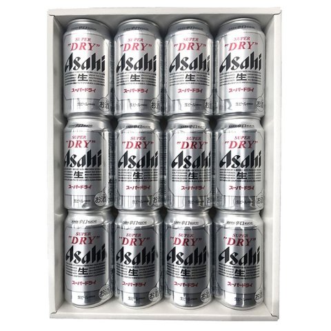 アサヒ スーパードライ 350ml 12缶ギフトセット / お中元/ビールセット/アサヒビール/贈り物/贈答品 / 御中元 お中元 御歳暮 お歳暮 御年賀 お年賀 御祝 御礼 内祝