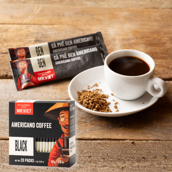 【スティックコーヒー】ベトナムコーヒー｜ブラックコーヒー無糖｜MR.VIET｜ブラック無糖
