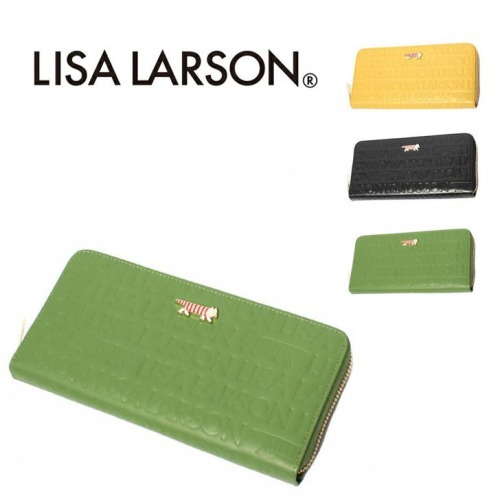 LISA LARSON リサ・ラーソン ラウンド ファスナー長財布 ウォレット