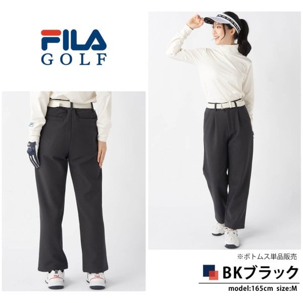 FILA GOLF フィラゴルフ 裏起毛ロングパンツ ネイビー系 L [240101628809] ゴルフウェア メンズ フィラゴルフ FILA GOLF 種類12：ホワイト(WT)&frasl;S （WT） ワン