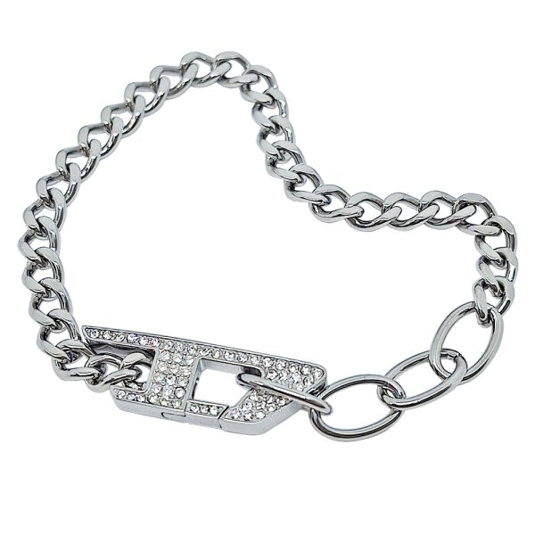 DIESEL ディーゼル ブレスレット DX1627040 ユニセックス シルバー