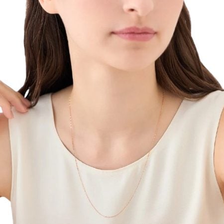 無料ラッピング】 ヨンドシー 4℃ ネックレス K18 ピンクゴールド