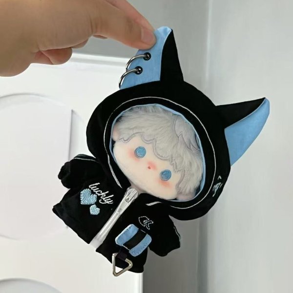 うさ耳帽子 もこもこパンツ 着せ替えドール用衣装 マスコット用小物