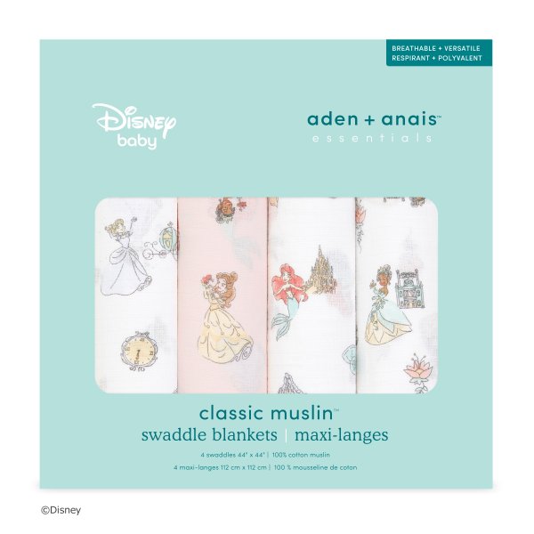 おくるみスワドル aden+anais ディズニーベビー ディズニープリンセス 