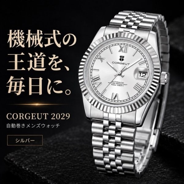 自動巻き腕時計オマージュ 自動巻き腕時計 メンズ 40代 オマージュウォッチ 機械式 手巻き 36mm
