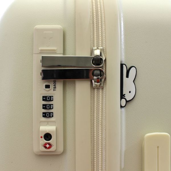 ミッフィー miffy スーツケース フェイス WH キャリーケース ホワイト