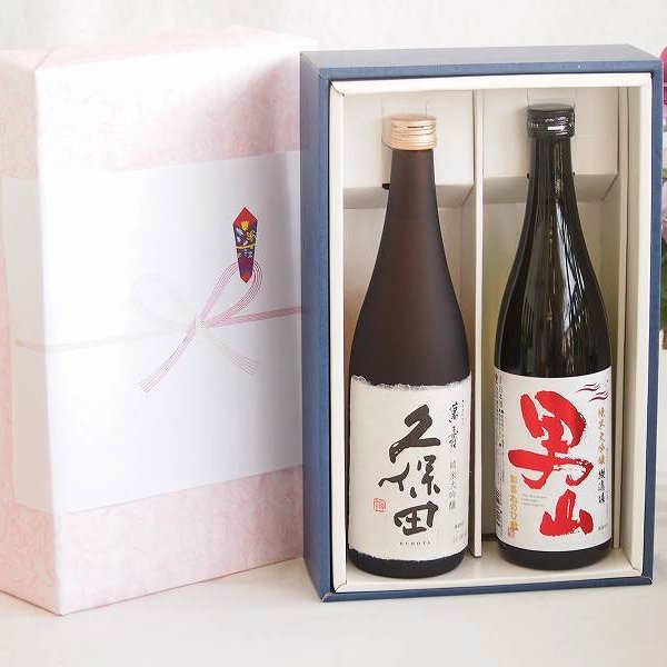 プレミアム日本酒ギフトボックス久保田萬寿セット 盛田酒造 男山 純米 