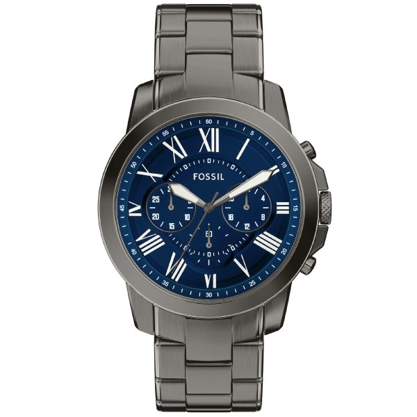 フォッシル FOSSIL 腕時計 メンズ GRANT クロノグラフ ガンメタル 