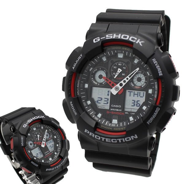 カシオ 腕時計 CASIO G-SHOCK Gショック GA-100-1A4DR ANALOG-DIGITAL 