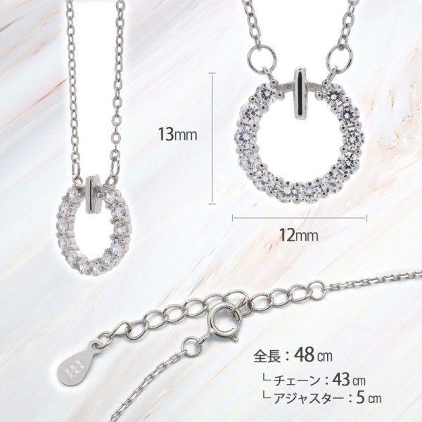 FILL HEARTS ネックレス レディース 女性 大人 シルバー アクセサリー 