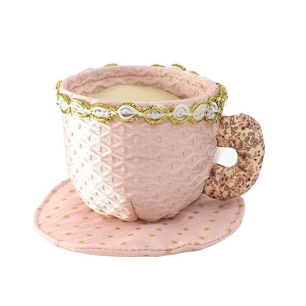 フローラル ティーセット ポット:W26×H15×D13cm カップ:W10×H7×D7cm