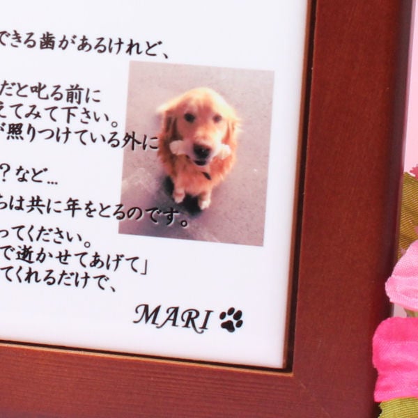 犬の十戒 アイアンプレート メモリアル 犬の十戒 プレート 愛犬の名前 入り 写真入り【犬の表札 愛犬グッズ