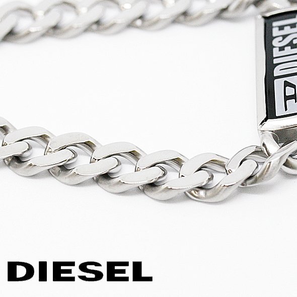 DIESEL ディーゼル メンズ ステンレス ブレスレット DX1243040 海外