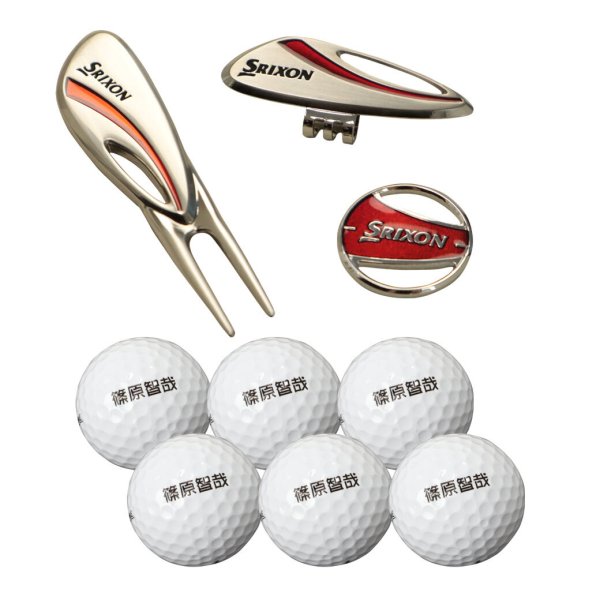 NEW☆【SRIXON フォーク＆マーカー＆クリップ】＆【名入れのみ片面