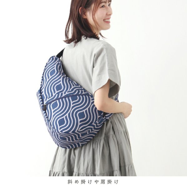 ヘルシーバックバッグ HEALTHY BACK BAG 23SS プリント Mサイズ ブルー 
