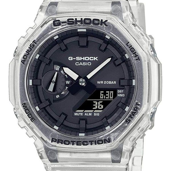 G-SHOCK Gショック 腕時計 メンズ アナデジ スケルトン ブラック 海外 