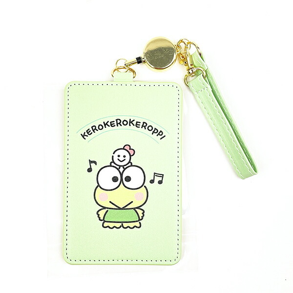 サンリオ けろけろけろっぴ パスケース (グリーン) 定期入れ Sanrio