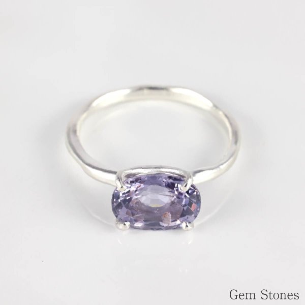 Untold Truth シルバーリング パープル スピネル 2.741ct シルバー リング レディース シンプル 普段使い