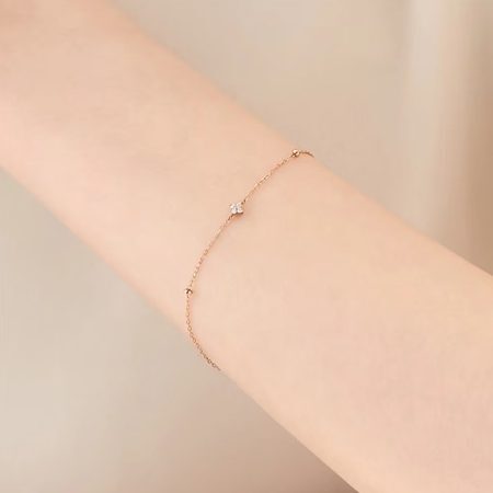 無料ラッピング】 ヨンドシー 4℃ ブレスレット ピンクゴールド K10
