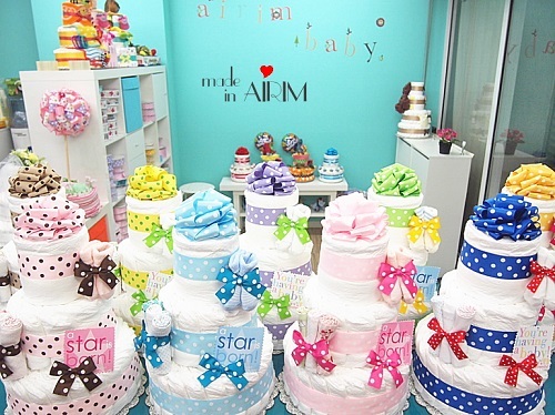 3段登場！大人気☆【フレーバー】おむつケーキ - 【AIRIM BABY