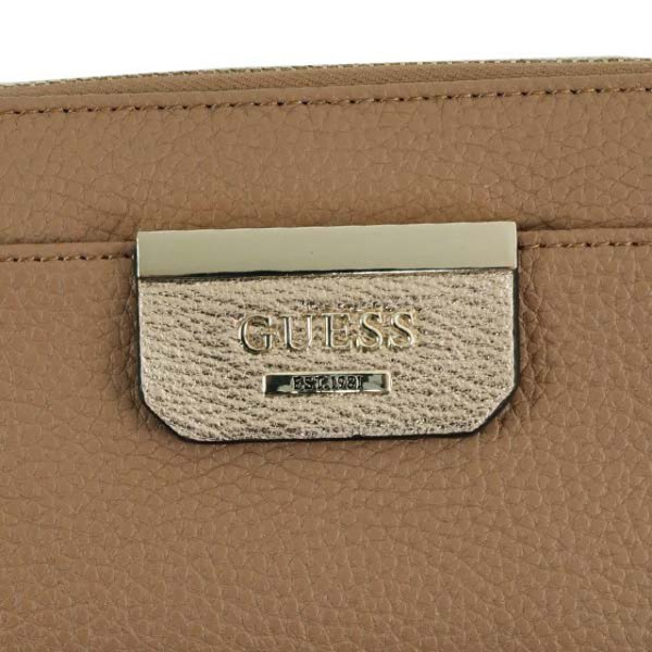 ゲス GUESS BOBBI ラウンドファスナー長財布 BOBBI LATTE ベージュ