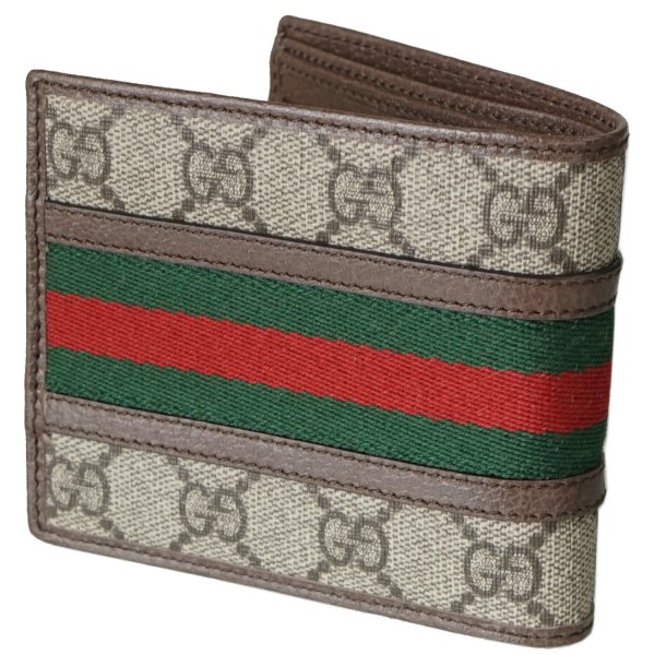 グッチ GUCCI 二つ折り財布 メンズ オフィディアGGコイン GGスプリーム