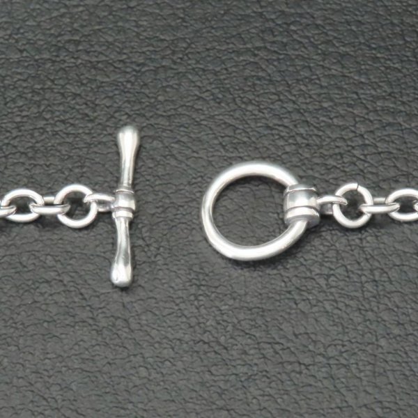 小豆 チェーン ブレスレット 4mm 4.0mm アズキ あずき シルバー
