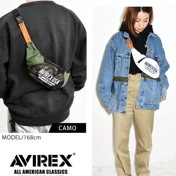 ミニボディバッグ レディース かっこいい AVIREX アビレックス 
