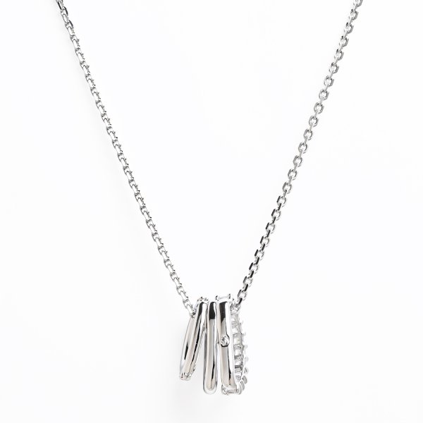スワロフスキー SWAROVSKI ネックレス Hyperbola クリア シルバー 