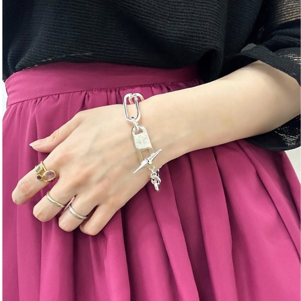 正規品 ショッパー付き 1AR ウノアエレ ブレスレット チェーン 