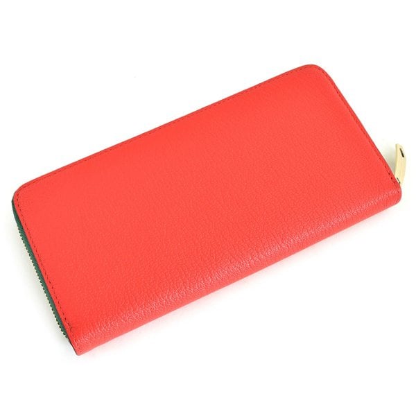 ポールスミス 財布 長財布 ラウンドファスナー コラル/緑(グリーン