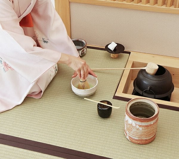 リンネ IH対応茶釜 福寿 3L│鉄瓶 てつびん│茶道 抹茶 お茶道具│鉄器