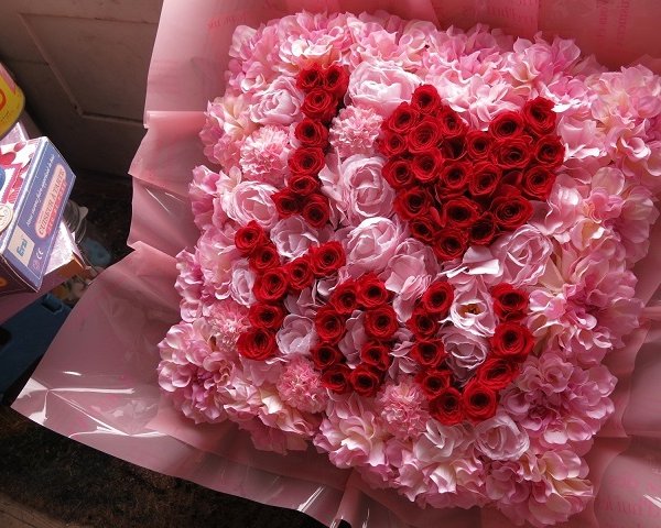 プロポーズ 花 ギフト 枯れない プリザーブドフラワー I love you 文字