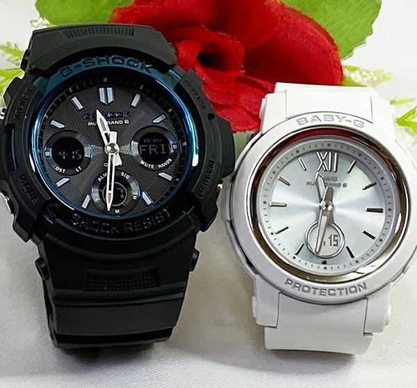 カシオ 恋人たちのGショック ペアウォッチ G-SHOCK AWG-M100A-1AJF BGA 