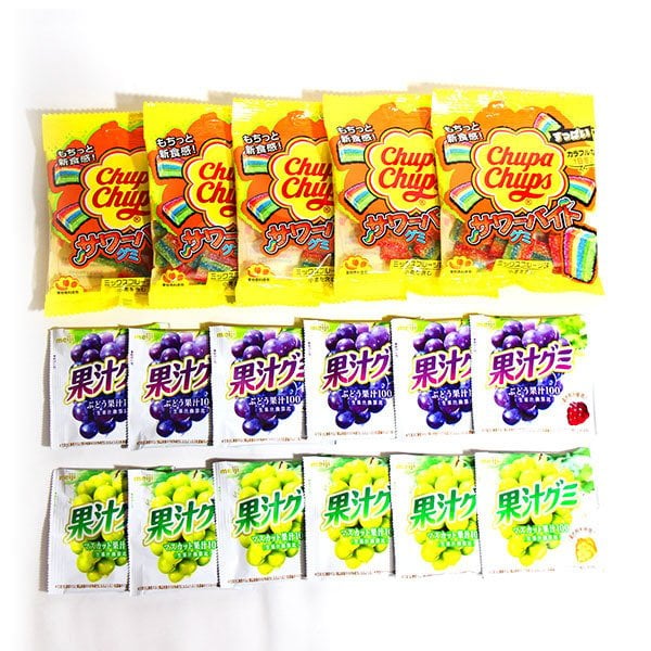 全国送料無料) お菓子 詰め合わせ 果汁グミと虹のチュッパチャプスグミ