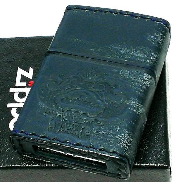 ZIPPO オロビアンコ ダメージネイビー ジッポ ライター ブランド 本 