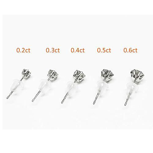 PT プラチナダイヤピアス 天然ダイヤモンド 0.4ct スタッド鑑別書付 