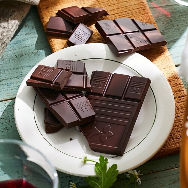 MAISON LE ROUX タブレット シナチュール・ノワール 80g メゾン