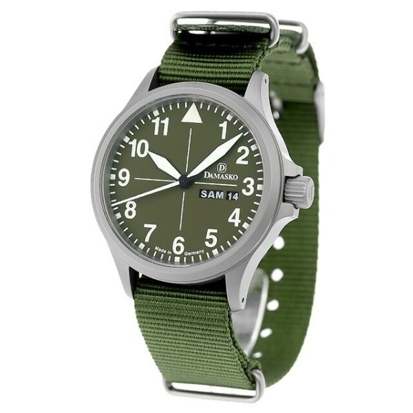 ダマスコ ハンティング 自動巻き 腕時計 ブランド メンズ DAMASKO DH2 